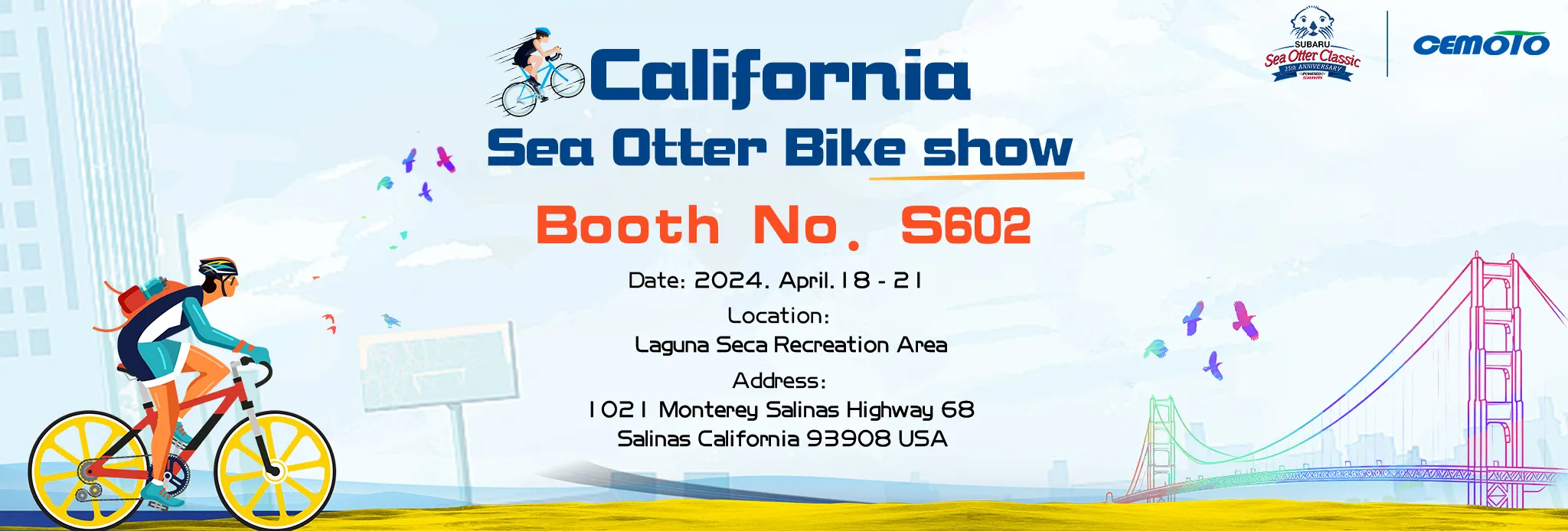 California Sea Otter Bike Show - Leading Manufacturer of High-Quality ...